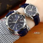 Replica Omega Seamaster Blue Dial Stainless Steel Case Couple Watch 8215 Automatic  Movement